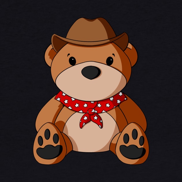 Cowboy Teddy Bear by Alisha Ober Designs